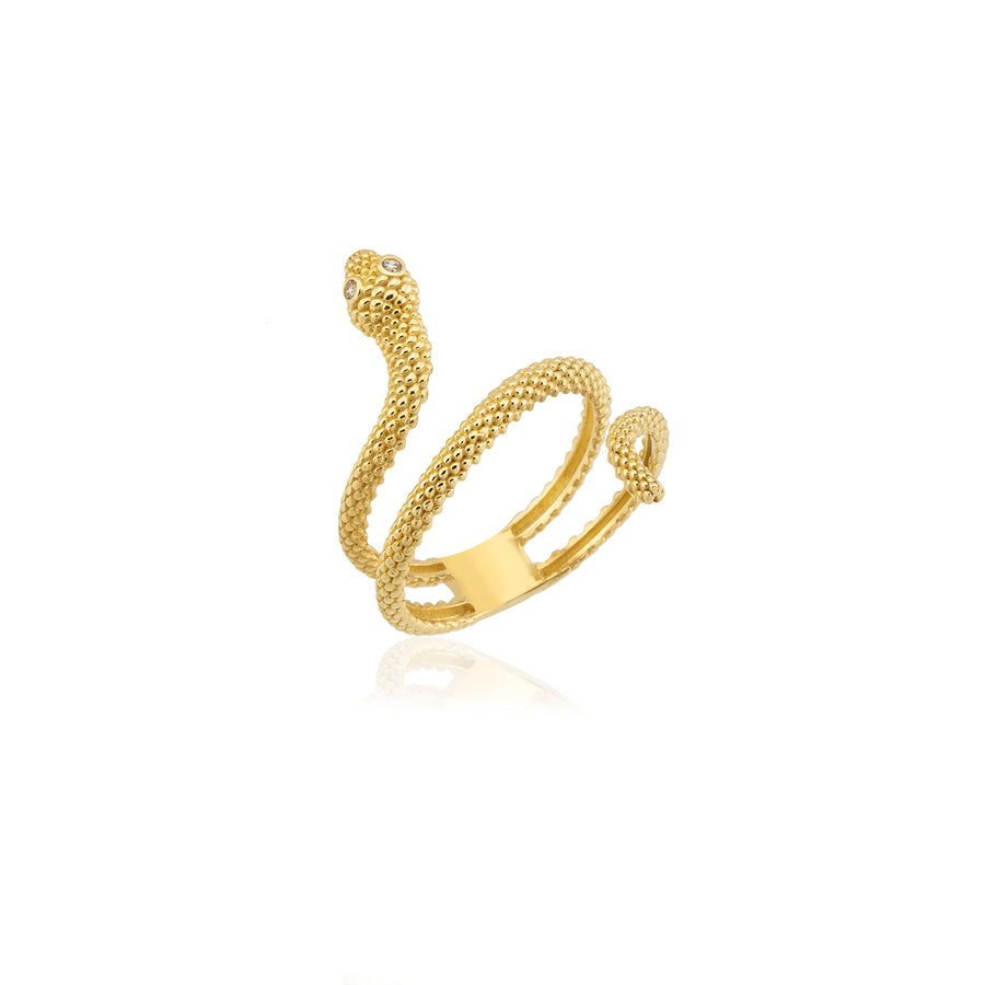 14k Isabelle Serpent Ring