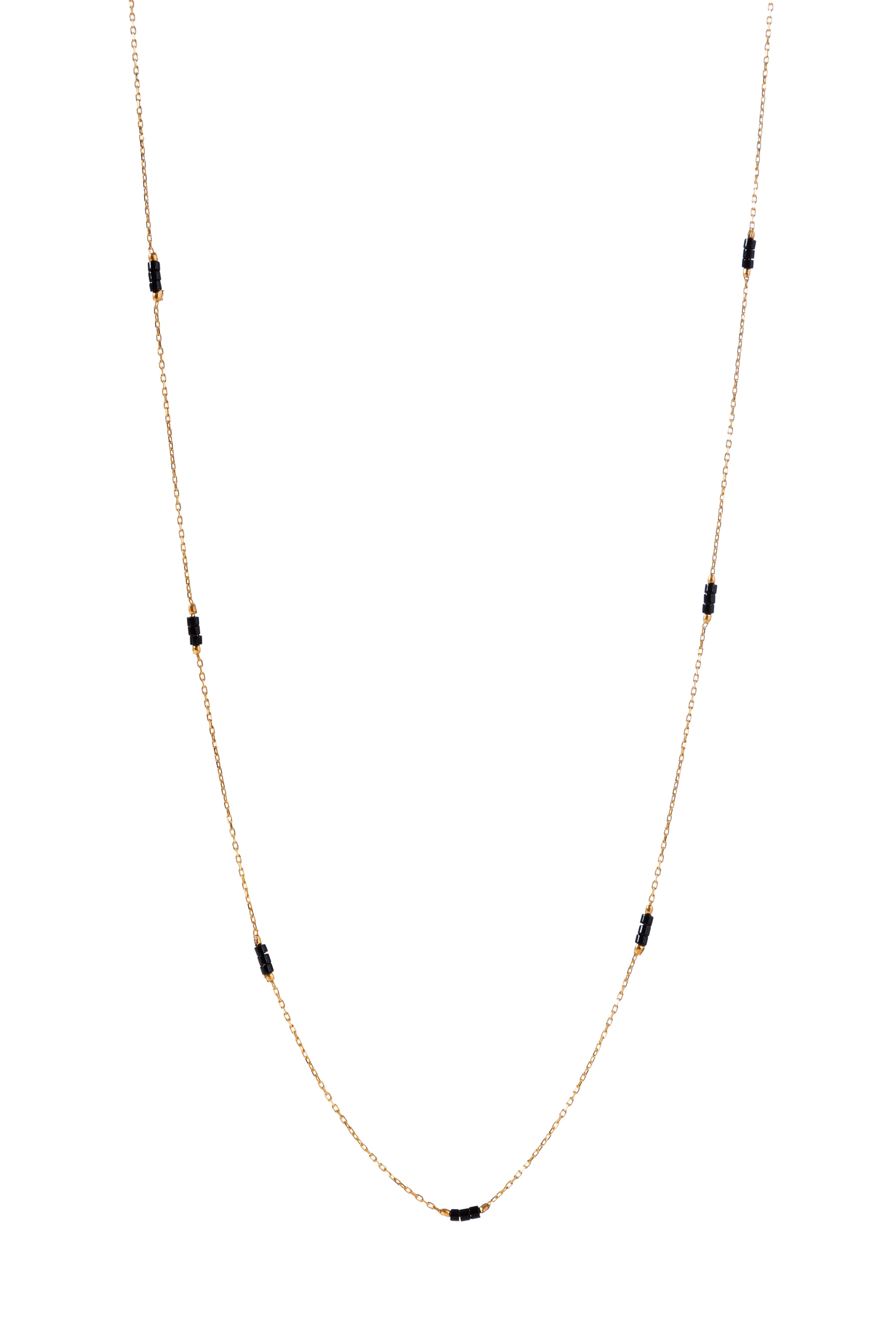 Triple Bead Necklace Long Seyahan