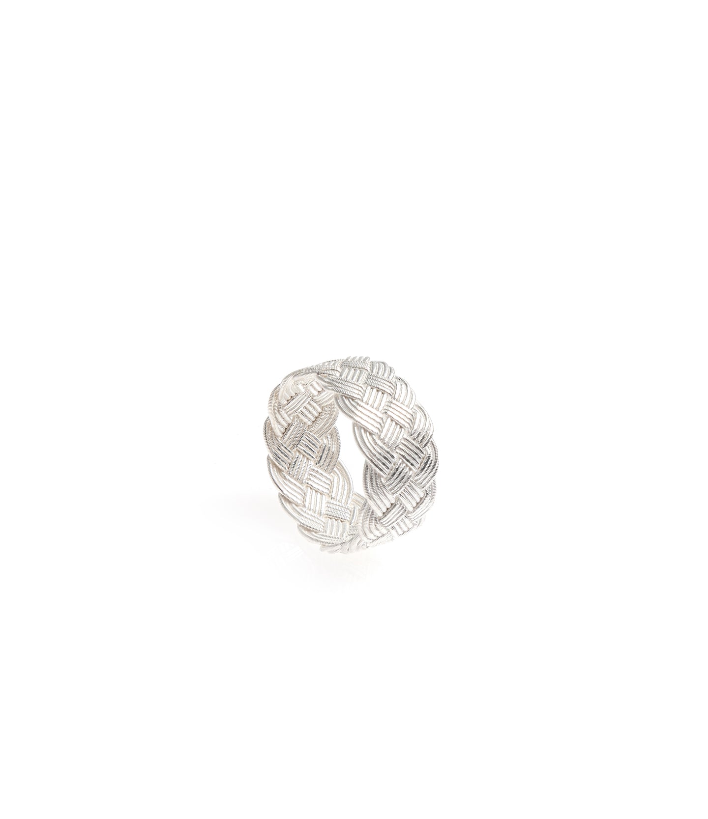 Woven Silver Rings