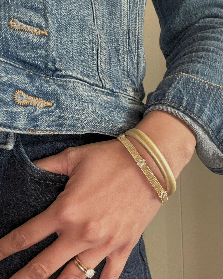 The Frances Bracelet -Diamond Threaded