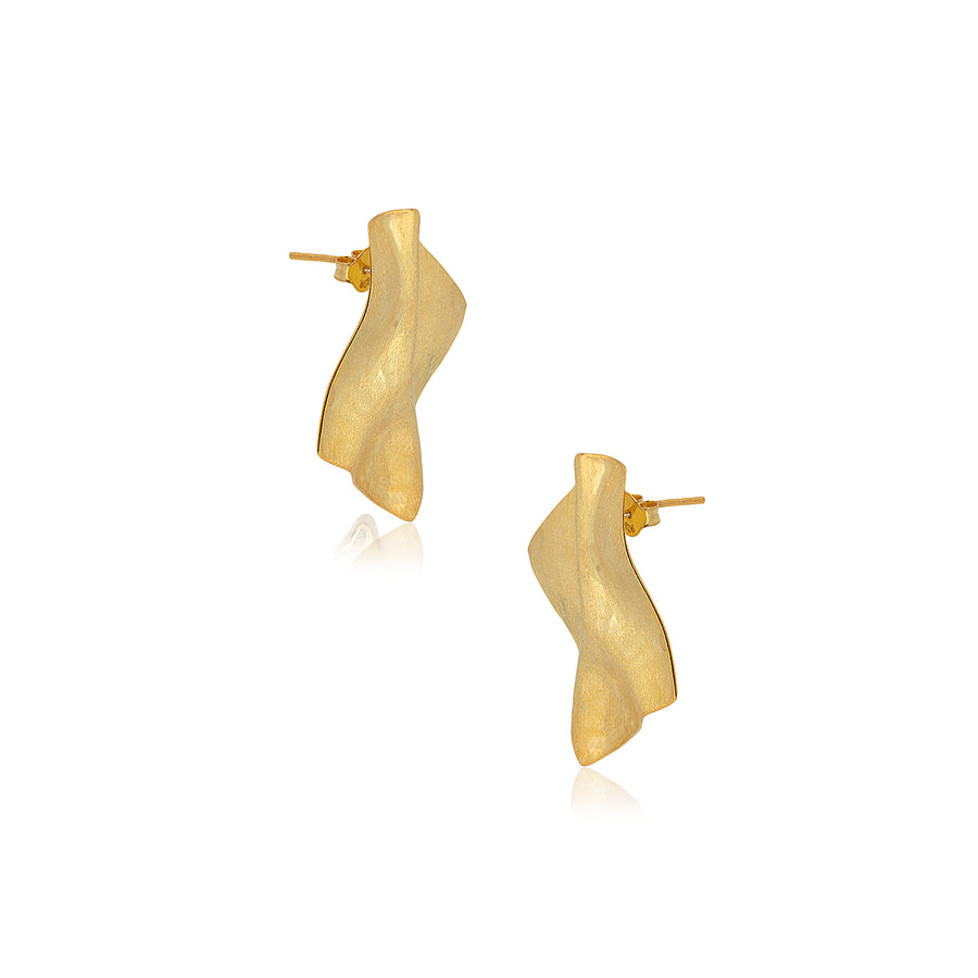 Golden Wave Earrings