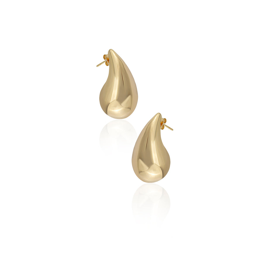 Medium Gold Drop Earrings