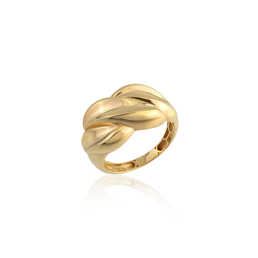 14k Twist Ring