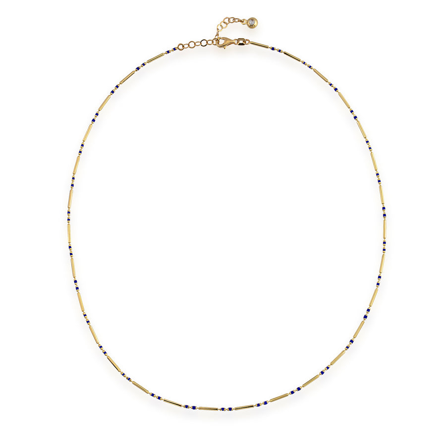 14k Enamel Bead Neckaces