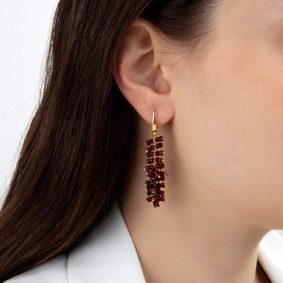 Madrid Ruby Earrings