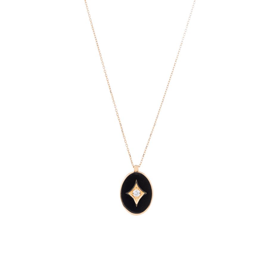 14k North Star Necklace
