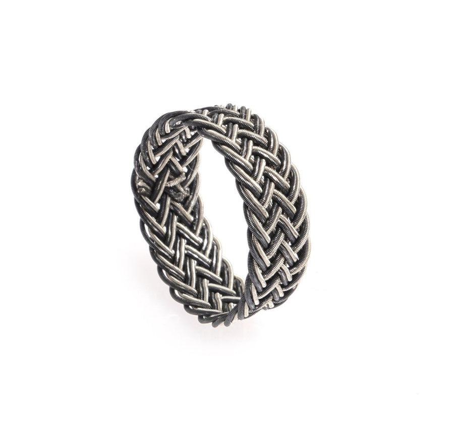 Woven Silver Ring - Samsun