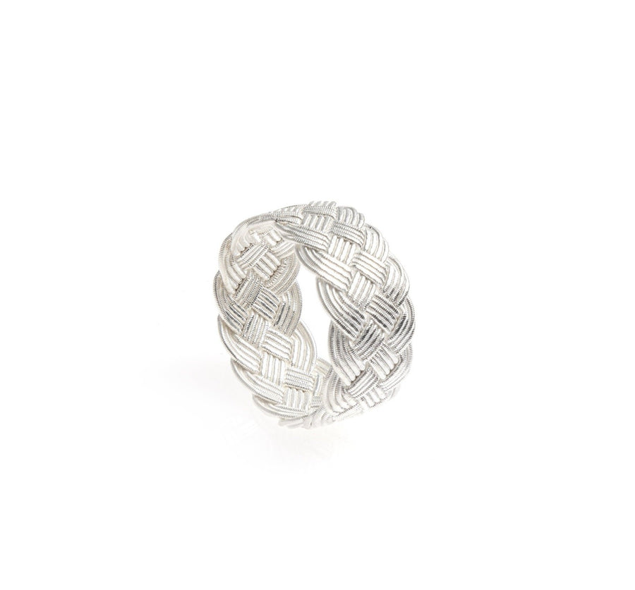Woven Silver Ring - Artvin