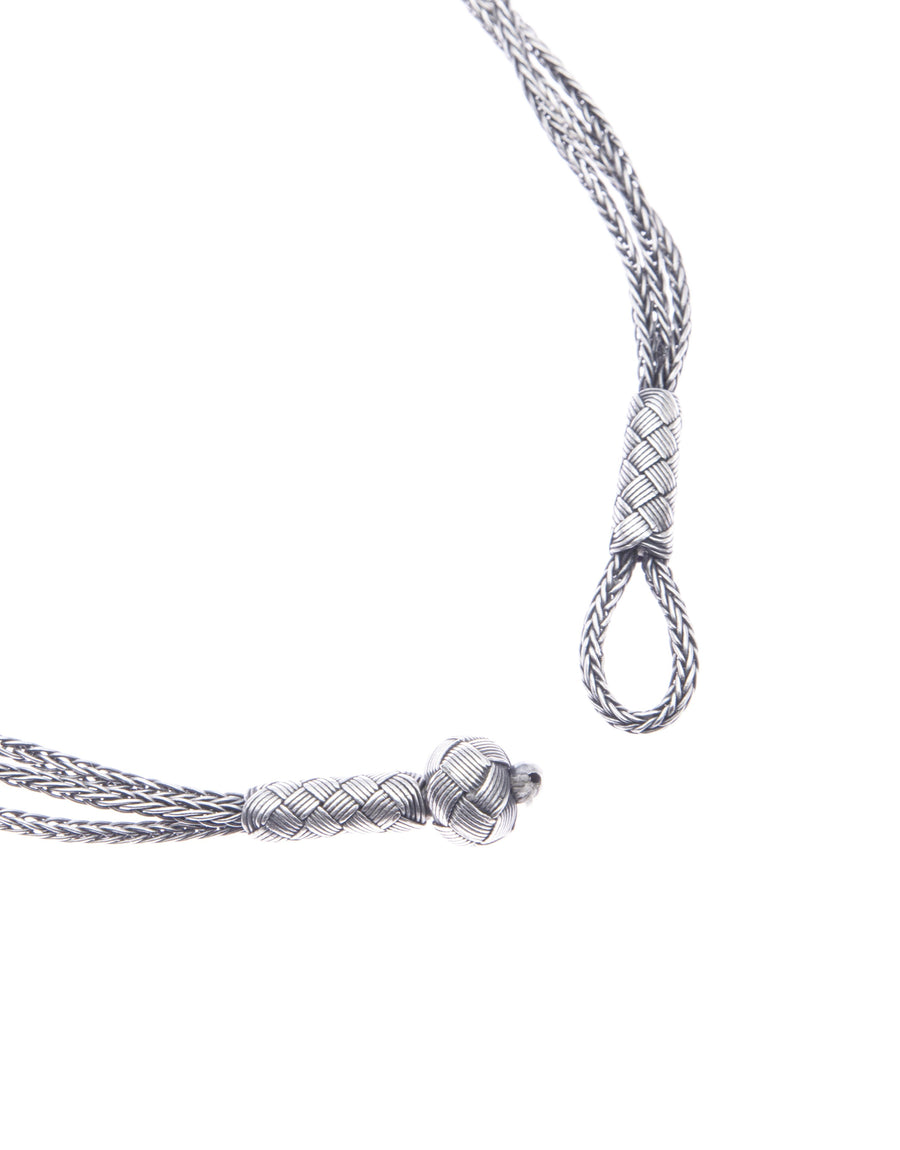 Silver Wrap-Around Bracelet