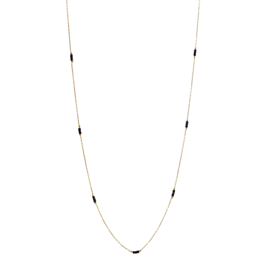 Triple Bead Necklace- Long