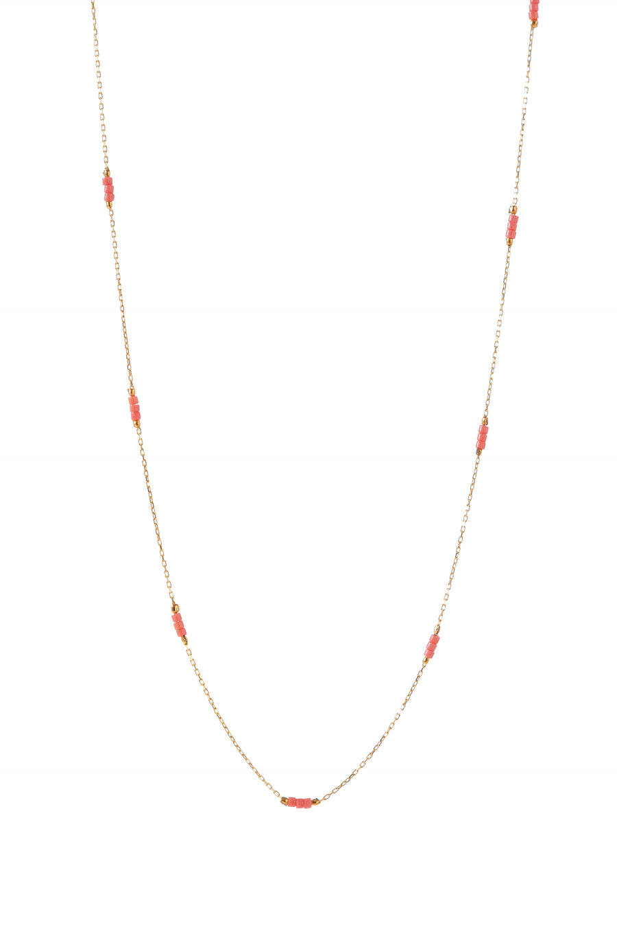 Triple Bead Necklace (short)